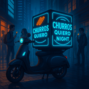Promo Churros Quiero Noche rellenos 150 uds. in box