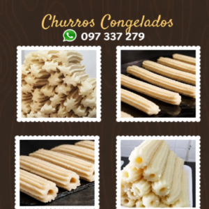 FÁBRICA DE CHURROS CLÁSICOS Y RELLENOS CONGELADOS, LISTOS PARA FREÍR